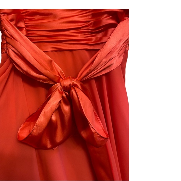 Chadwicks Coral Colored Dress - Picture 6 of 8